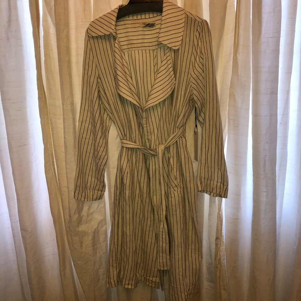Rachel Zoe Striped Print Duster